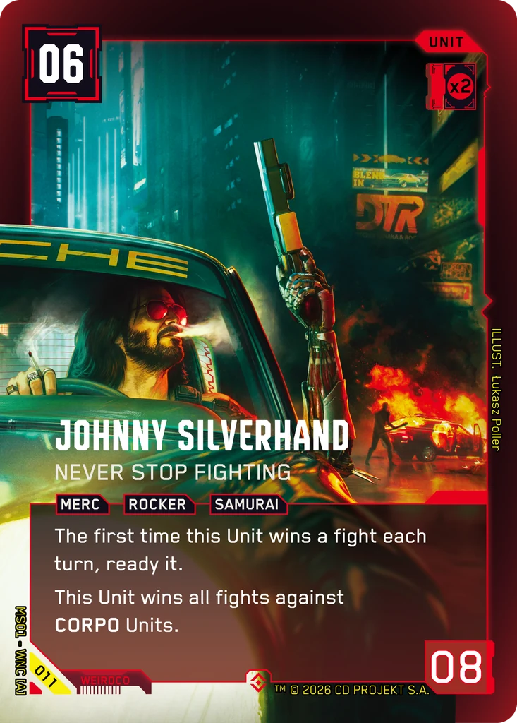 Johnny Silverhand: Never Stop Fighting