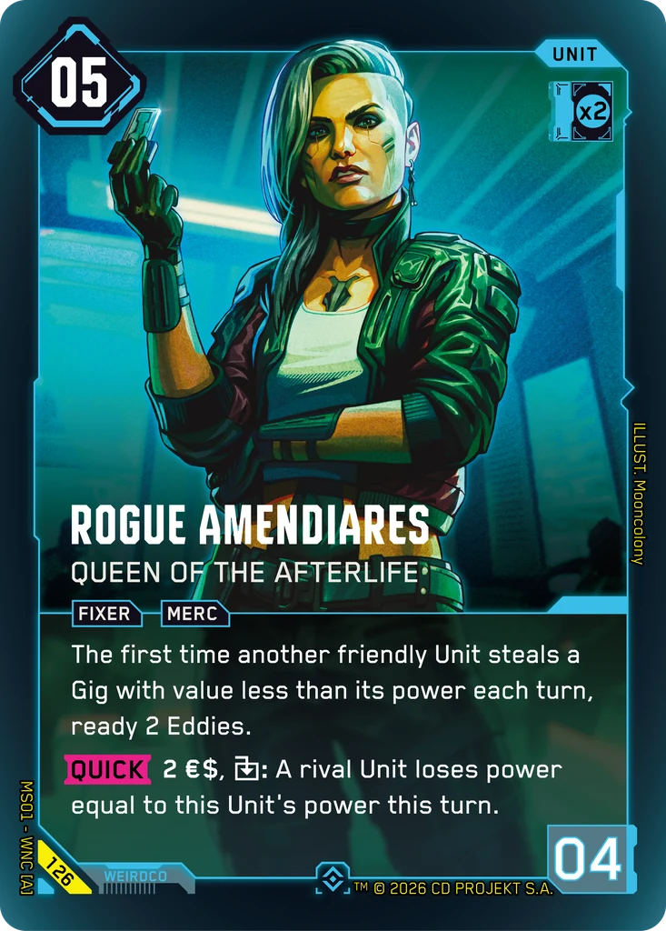 Rogue Amendiares: Queen of the Afterlife