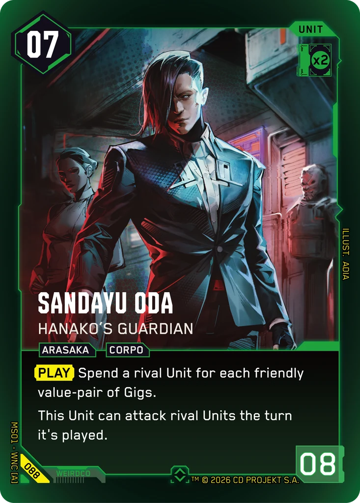 Sandayu Oda: Hanako's Guardian