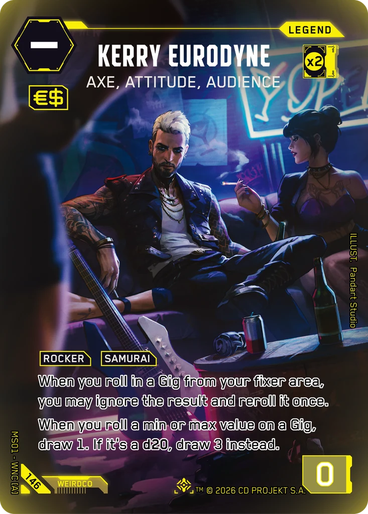 Kerry Eurodyne: Axe, Attitude, Audience