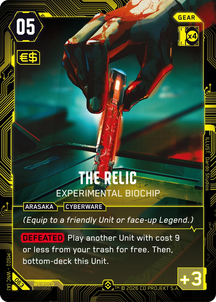 The Relic: Experimental Biochip