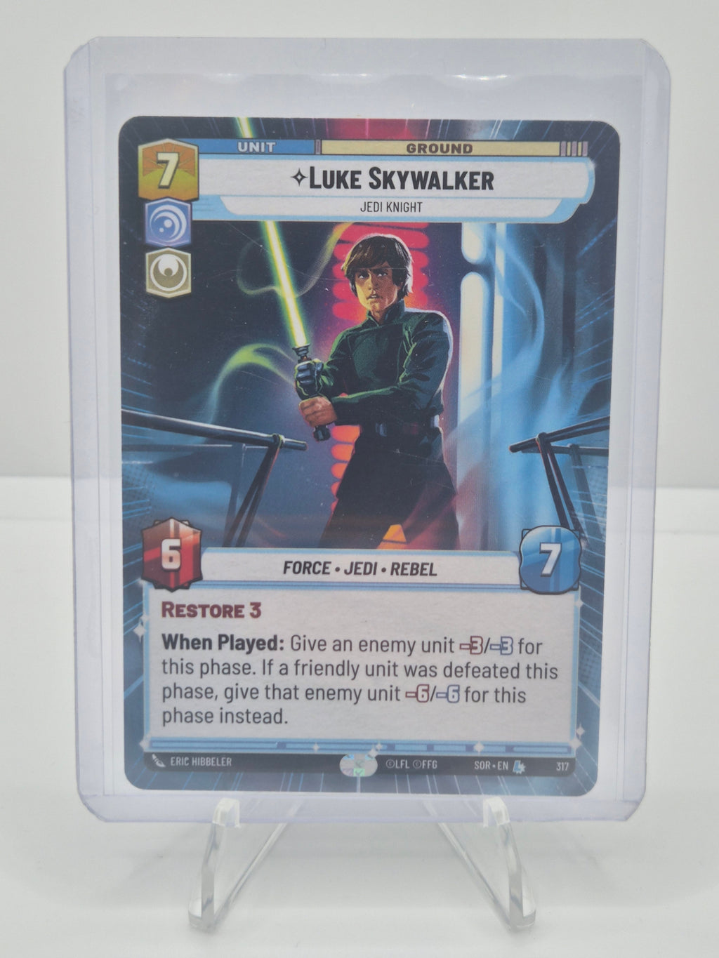 Luke Skywalker, Jedi Knight - Star Wars Unlimited: Spark of Rebellion