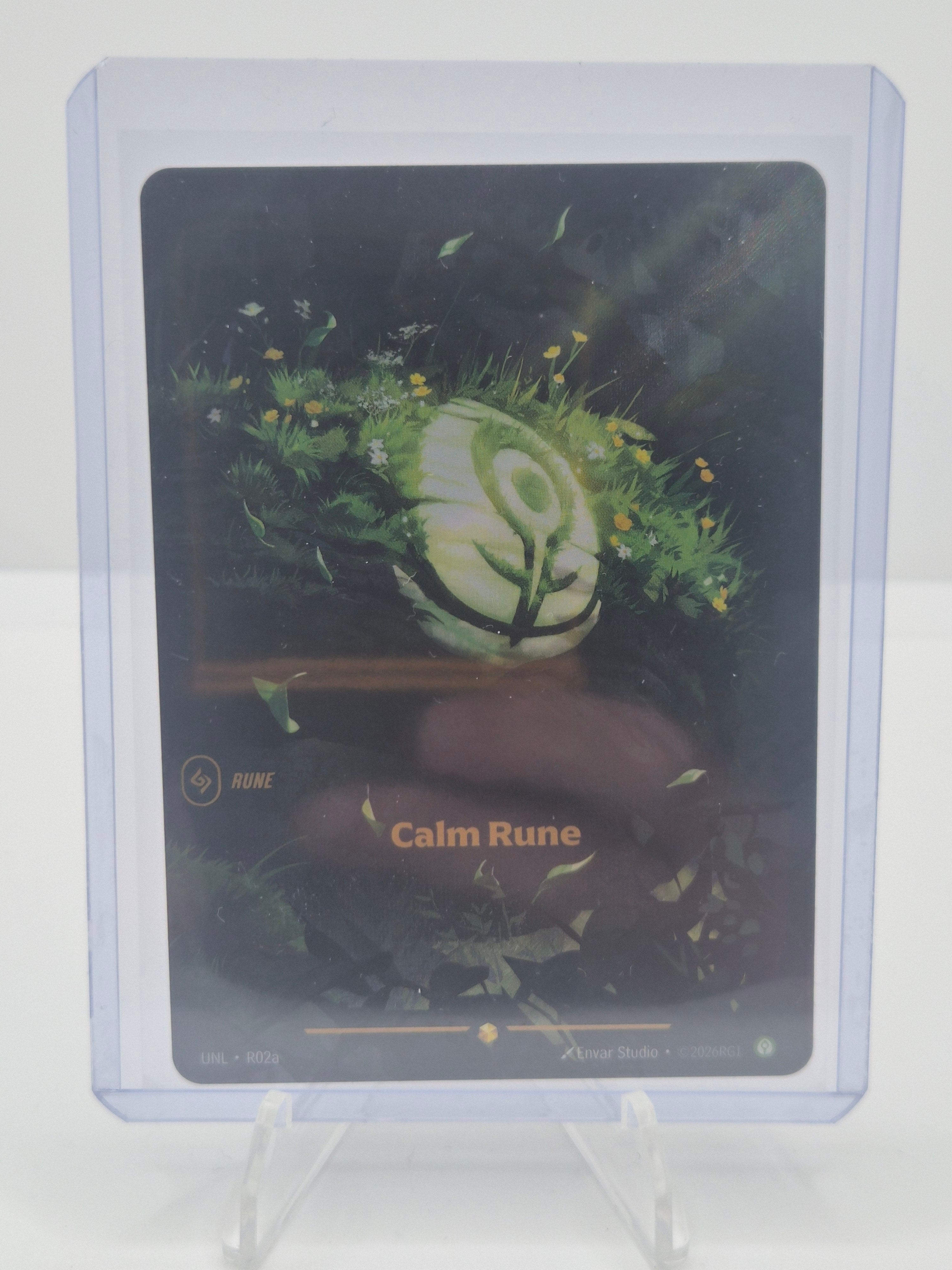 Calm Rune R02a - Nr Mint - Riftbound Unleashed